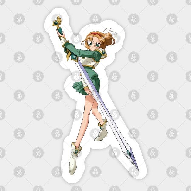 Magic Knight Rayearth -  Fuu Hououji Sticker by Nykos